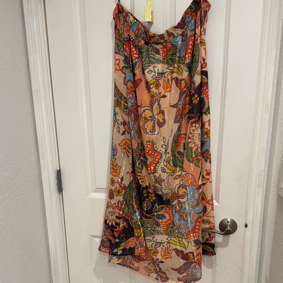 Floral Multicolor Women's Skirt - Picture 3 of 3